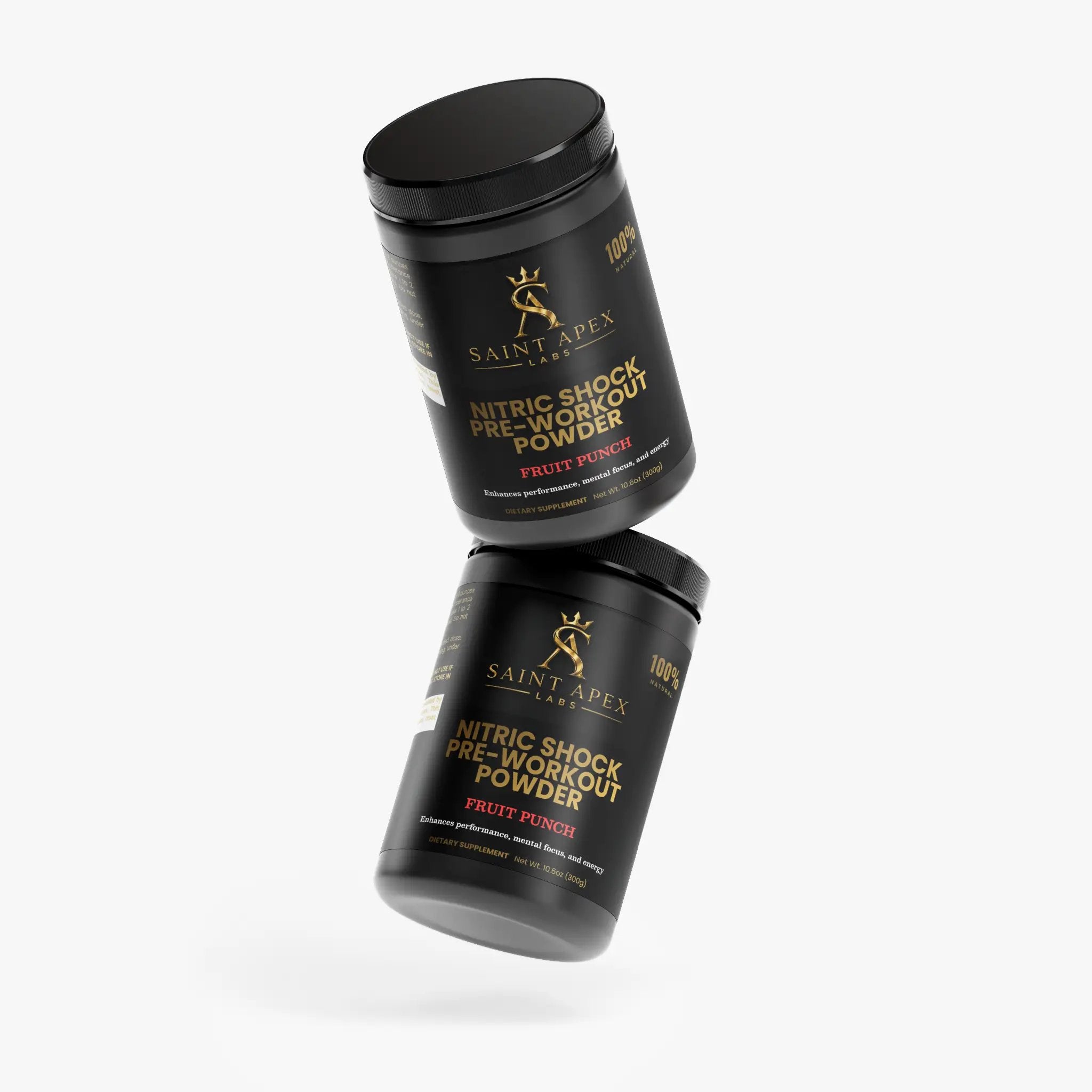 Pre Workout - Nitric Shock Powder Fruit Punch for Energy and Endurance by Supliful