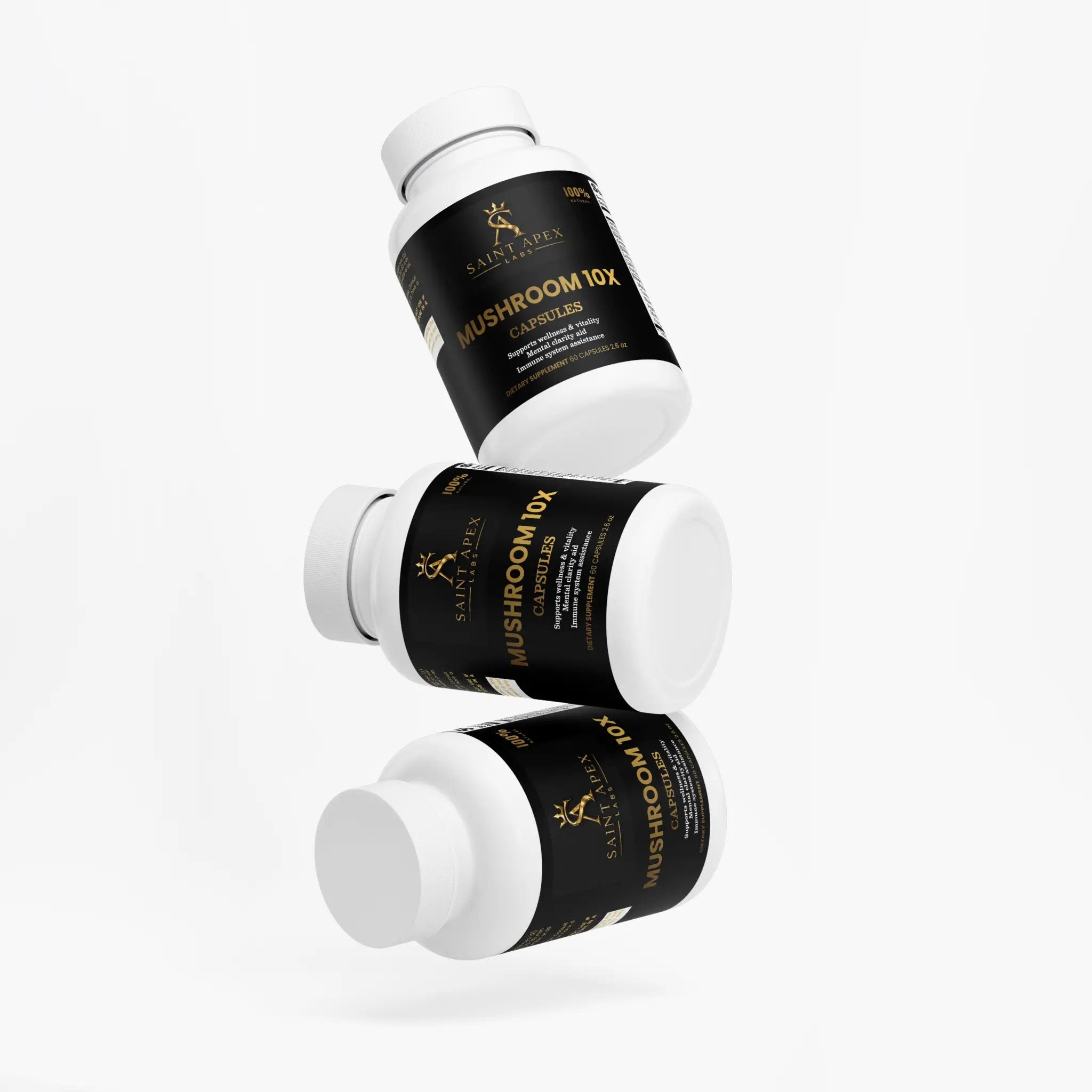 Mushroom Complex 10X Immune Support and Brain Function by Supliful