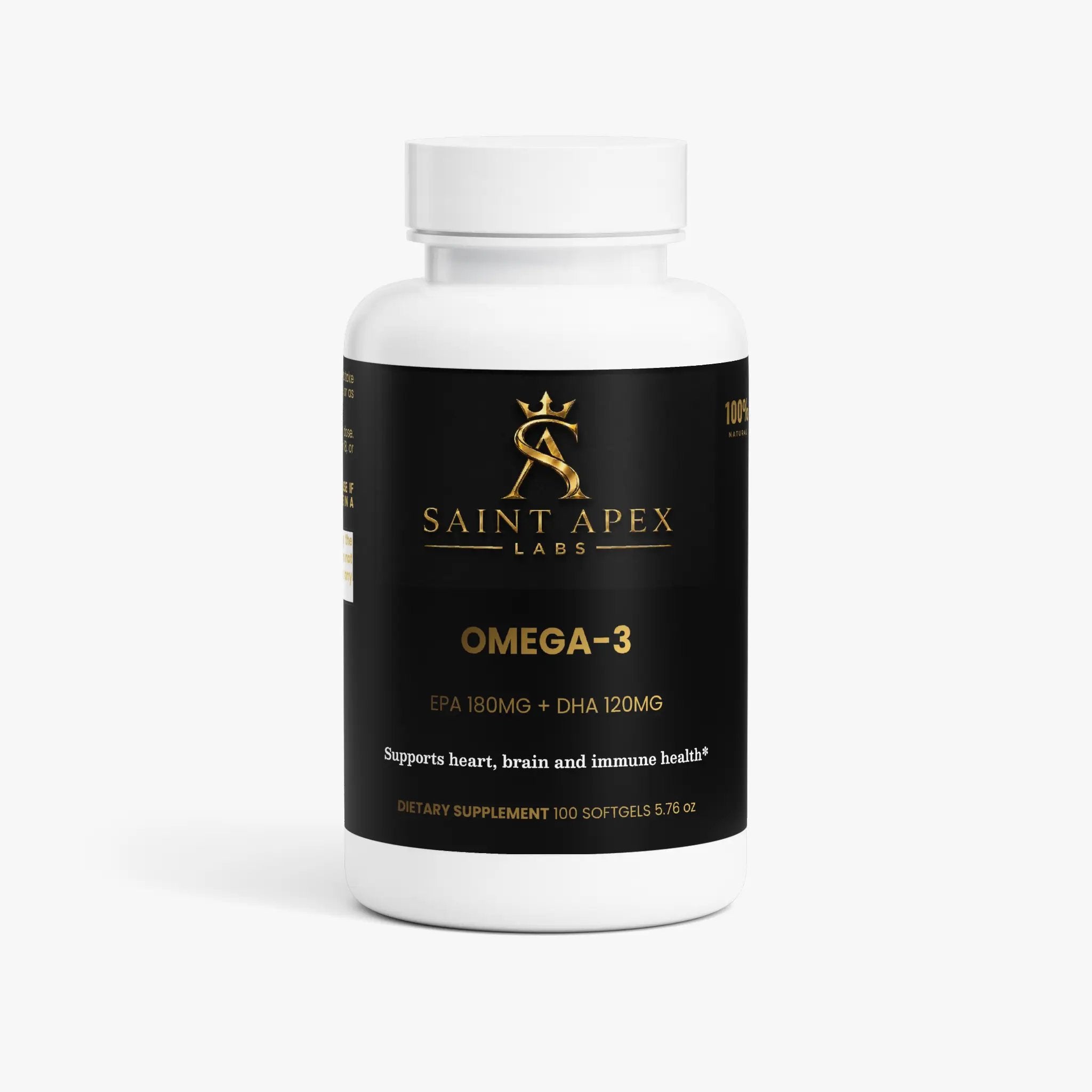 Omega 3 Supplement With 180mg EPA And 120mg DHA For Heart Health by Supliful