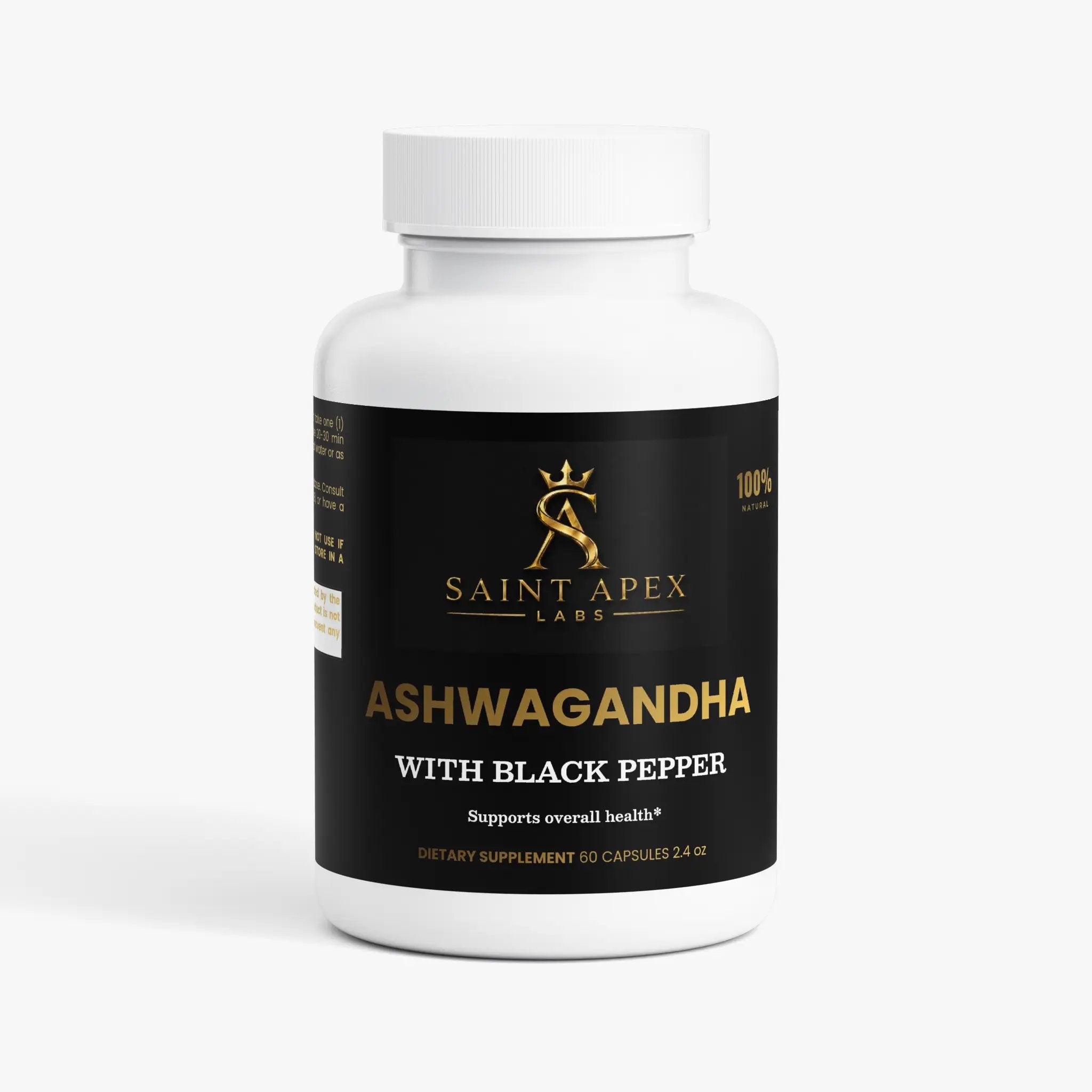 Ashwagandha Herbal Adaptogen Supplement For Stress Support And Wellness by Supliful