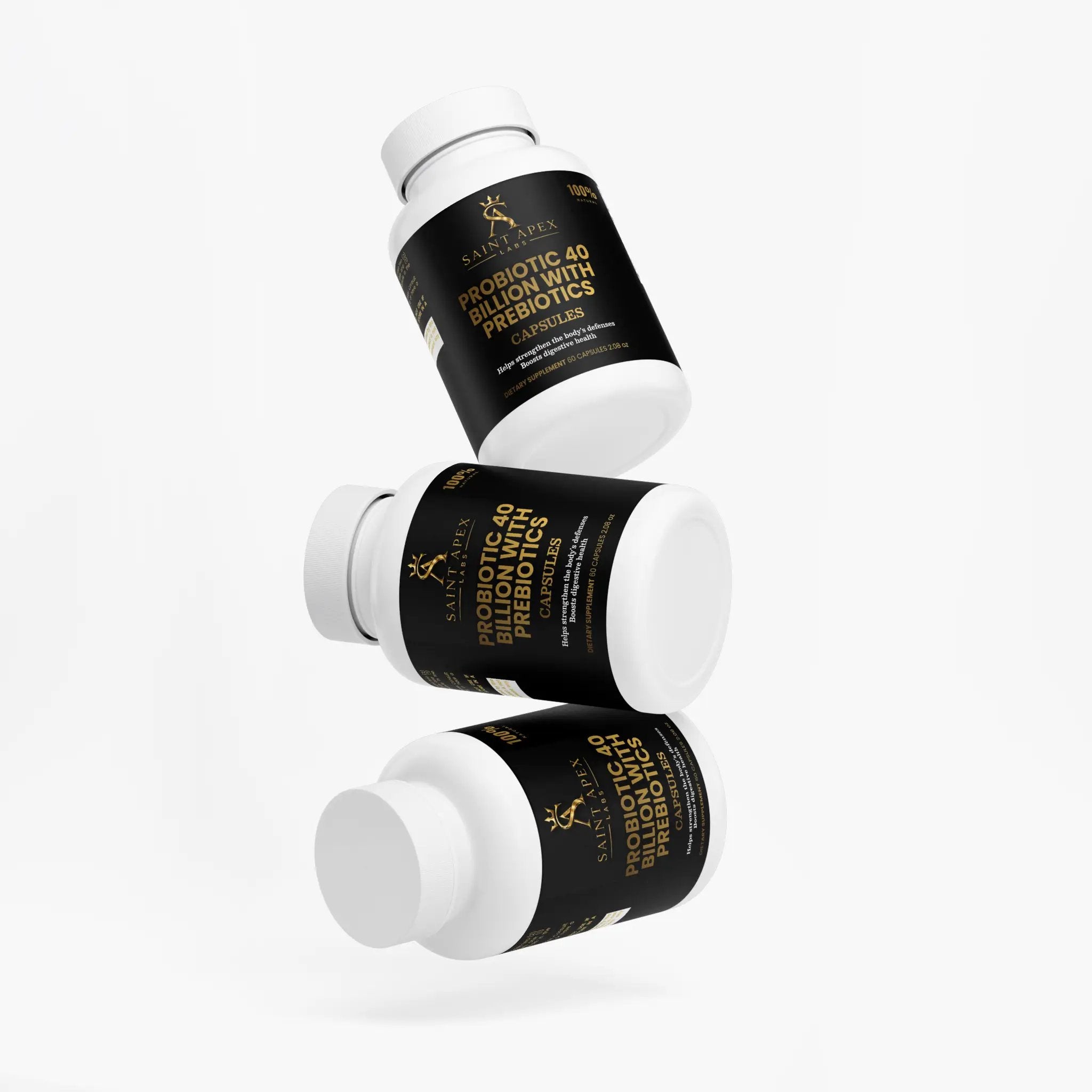 Multi Strain Probiotic 40 Billion With Prebiotics For Gut Health by Supliful