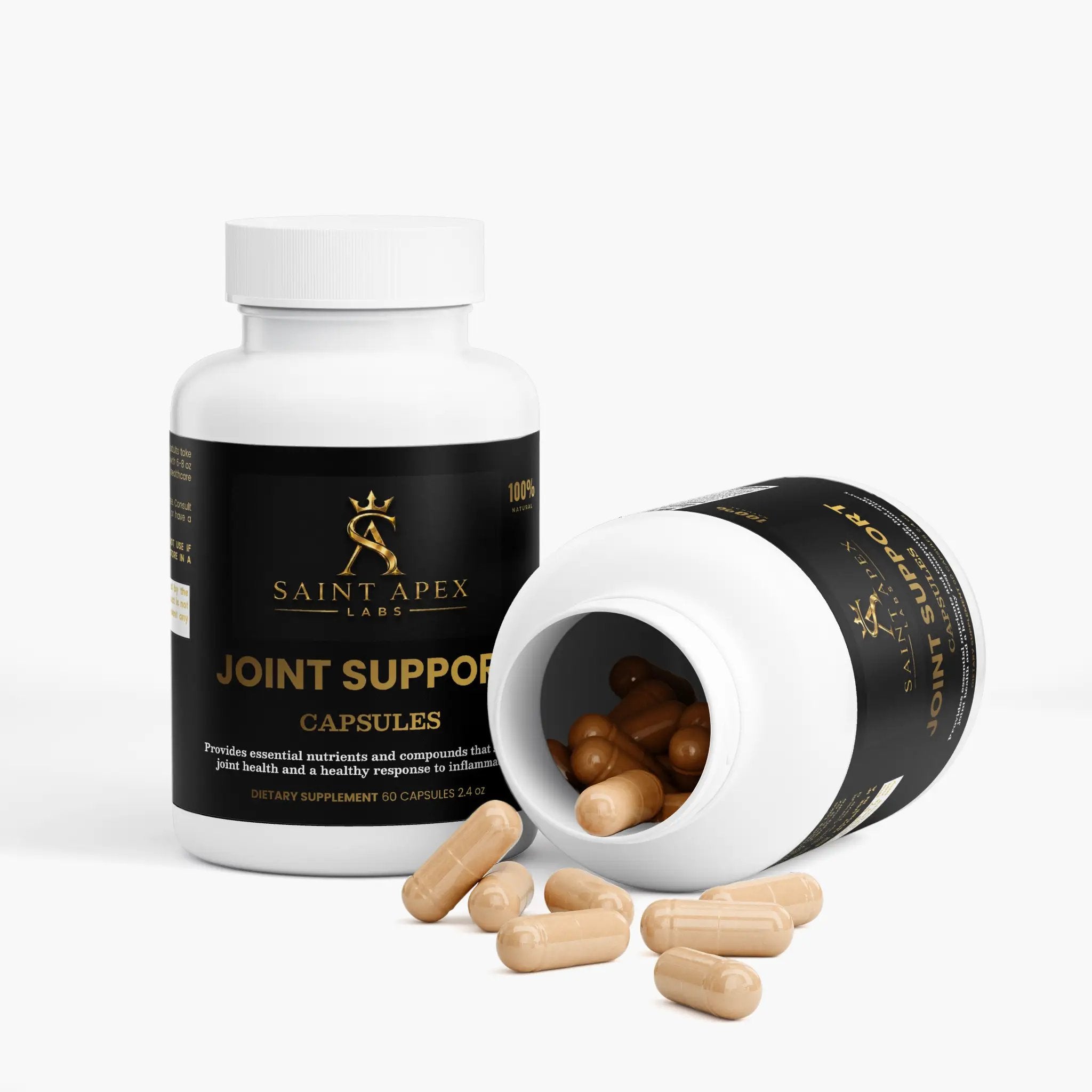 Joint Support with MSM Glucosamine HCl Turmeric Boswellia Serrata by Supliful