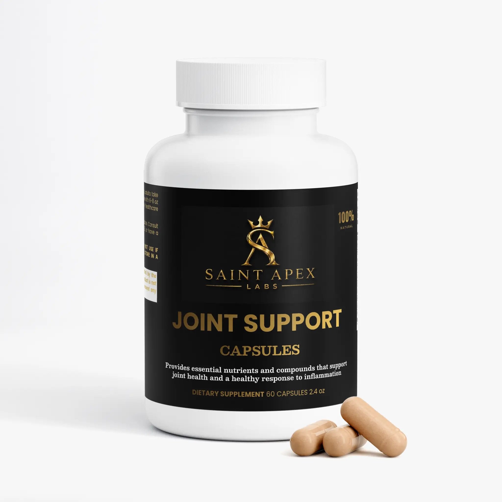 Joint Support with MSM Glucosamine HCl Turmeric Boswellia Serrata by Supliful