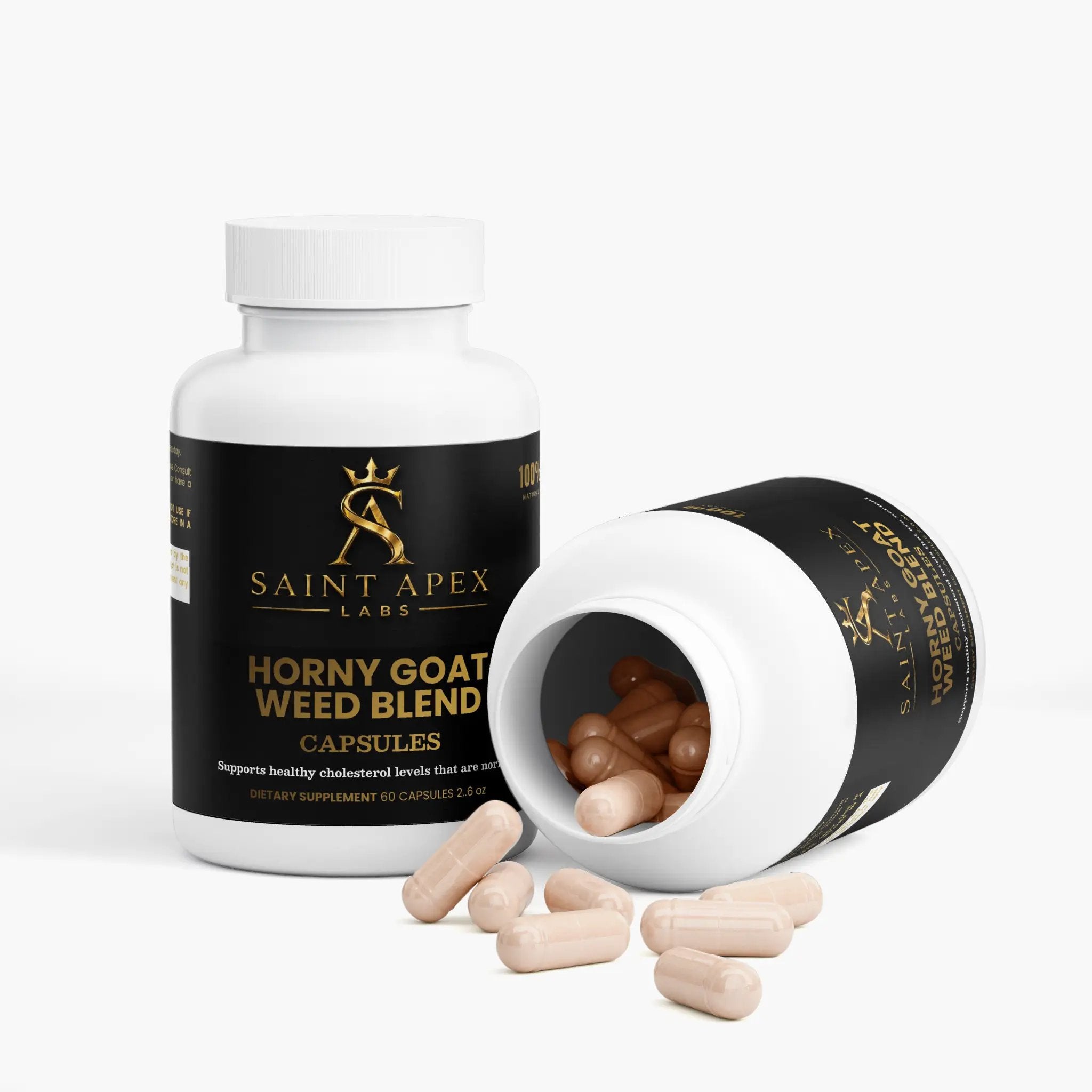 Horny Goat Weed Blend With Maca Root Mucuna And L Arginine For Sexual Health by Supliful
