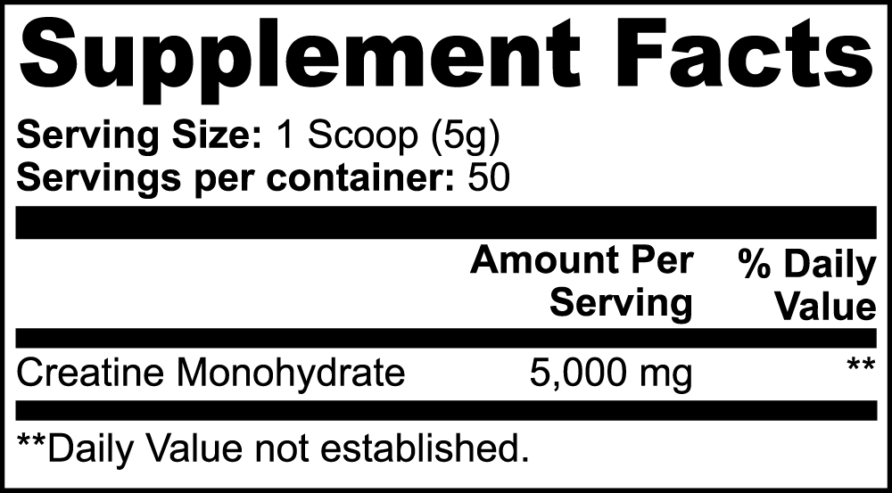 Creatine Monohydrate Powder For Muscle Strength And Endurance