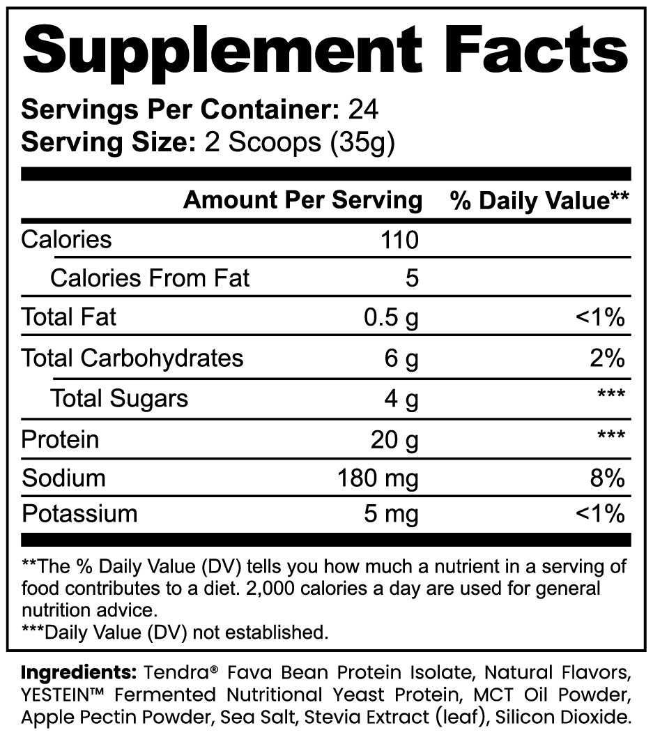 Plant Protein  (Vanilla)