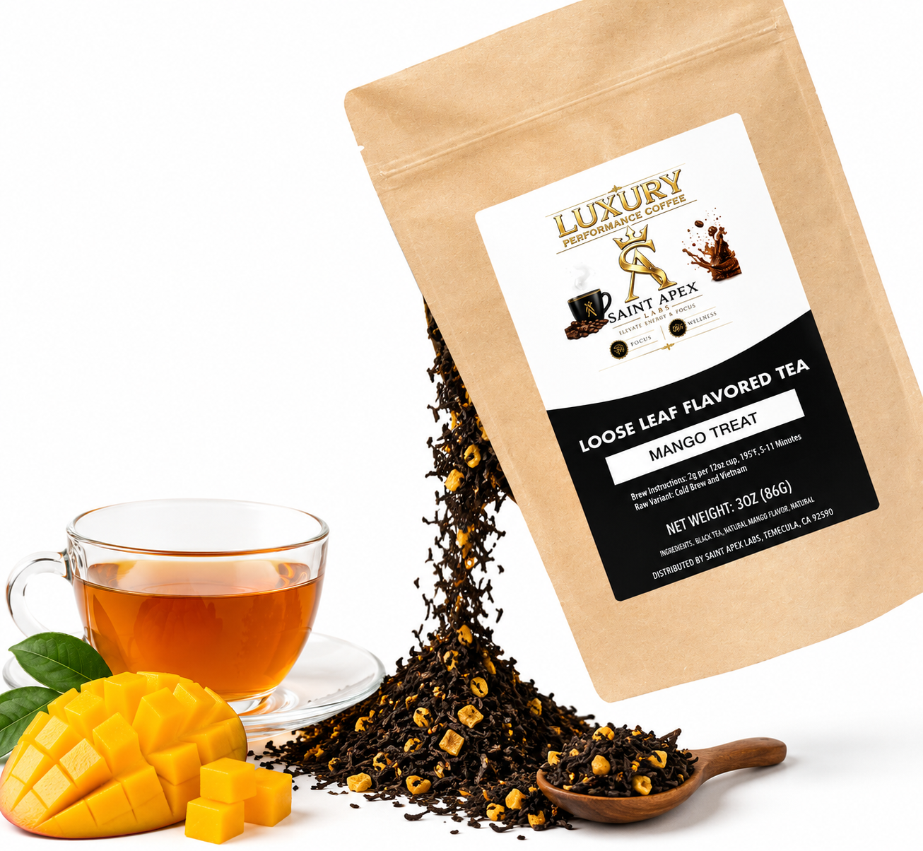 Mango Treat Tea Sweet Mango Infusion For Hot And Iced Tea