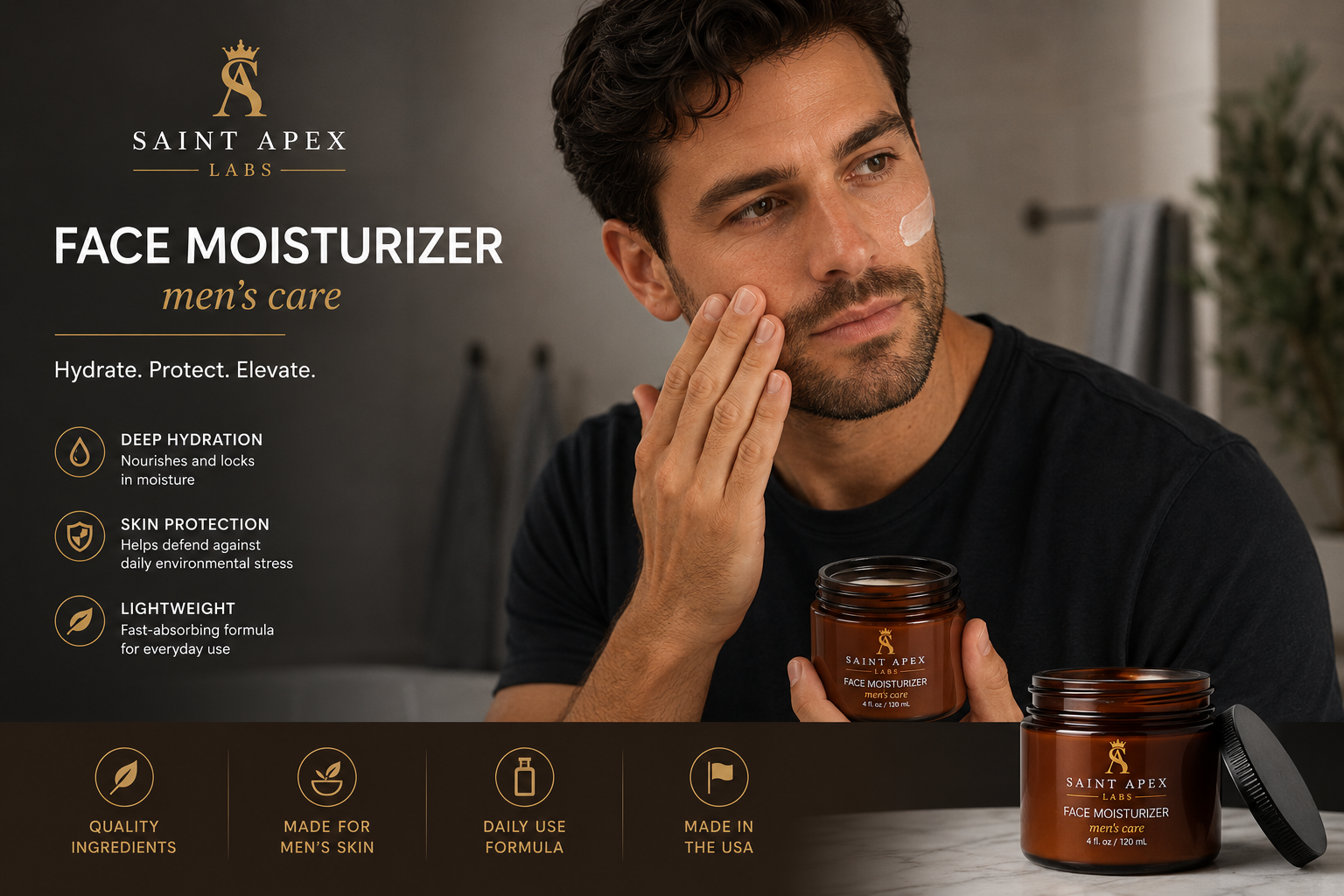 Men's Face Moisturizer Hydrating