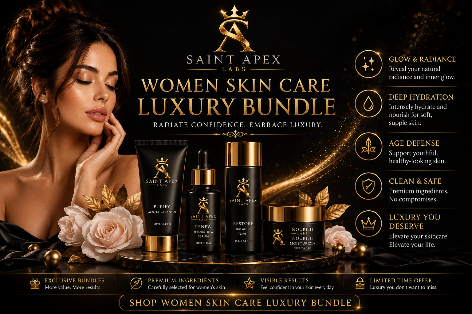 Women Skin Care Bundle Collection