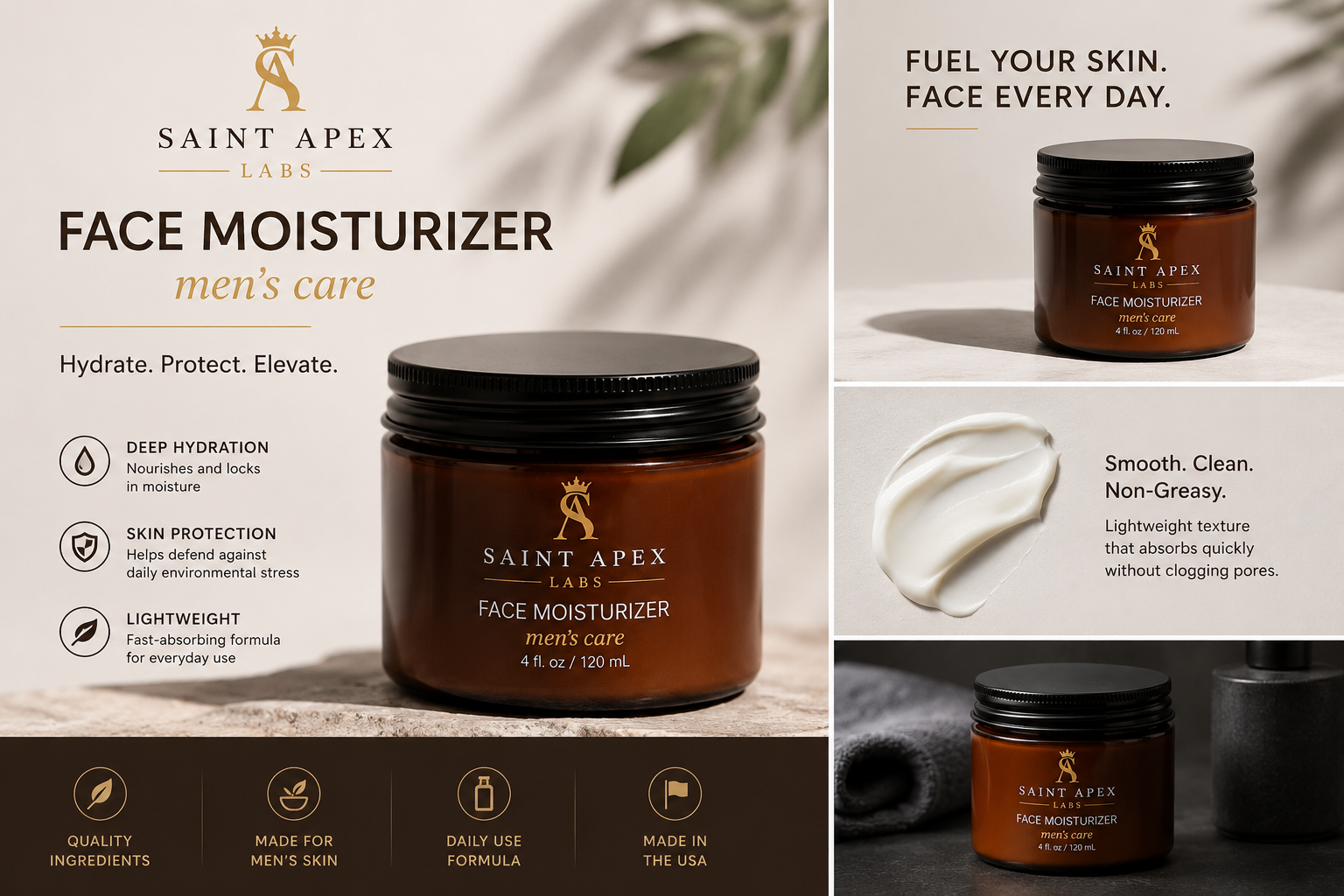 Men's Face Moisturizer Hydrating