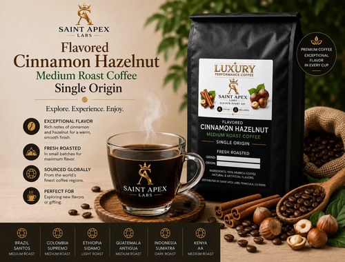 Caramel Flavored Coffee Medium Roast Single Origin Smooth Blend by DRIPSHIPPER