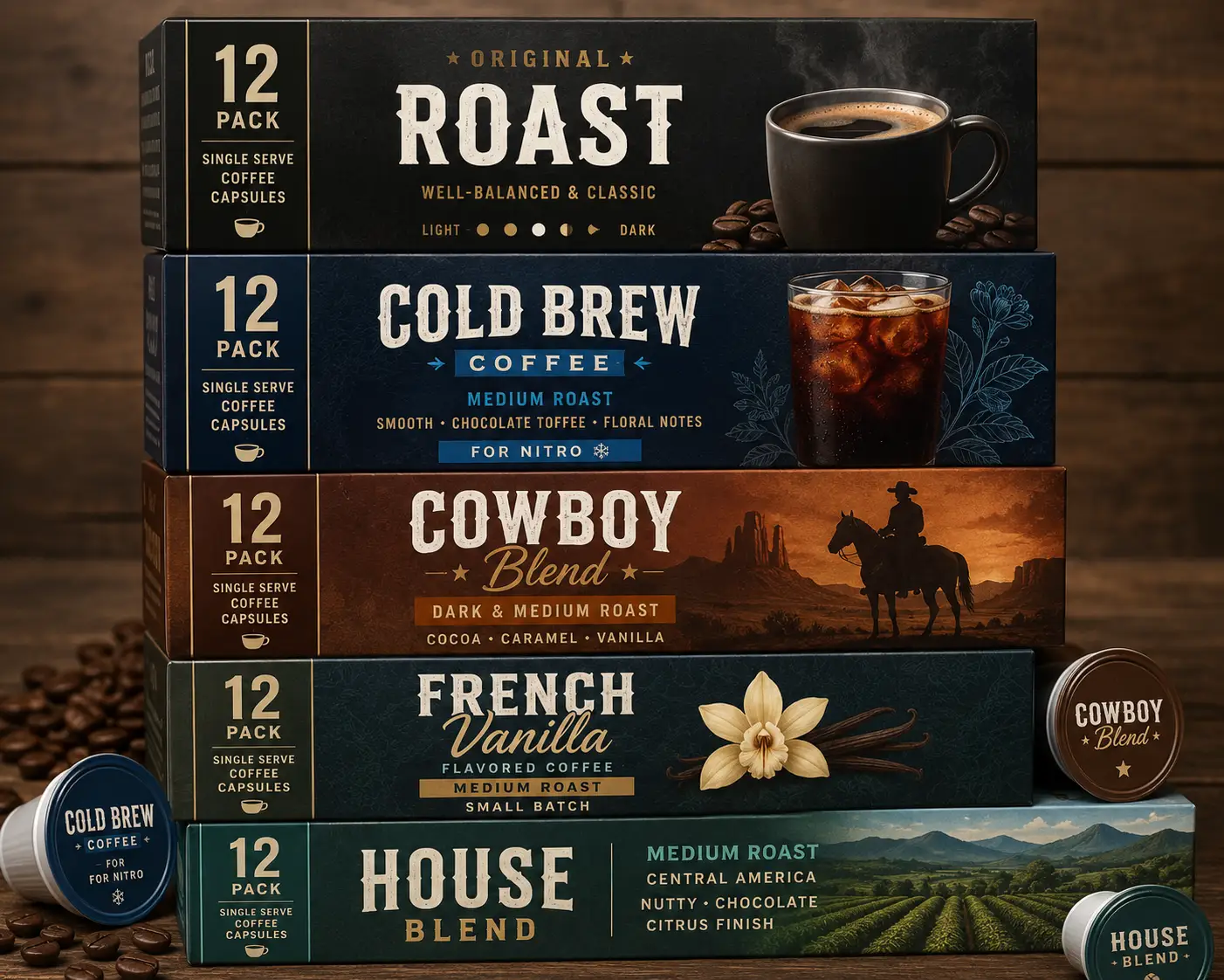 House Blend Medium Roast Coffee Central America Nutty Chocolate Citrus Finish by DRIPSHIPPER