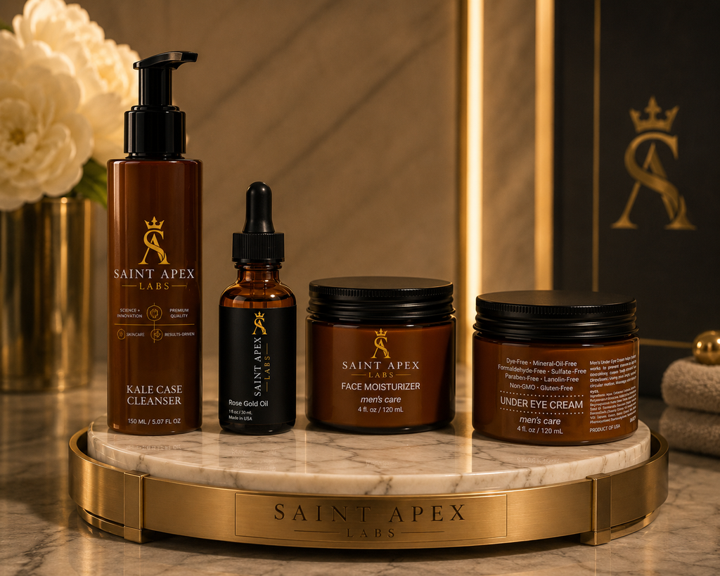 Mens Skincare Bundle For Hydration And Grooming Set